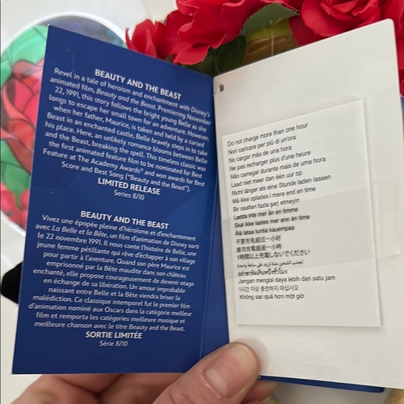 Disney Disney100 Decades Beauty and the Beast Light-Up Ear Headband Adults New - Picture 8 of 11